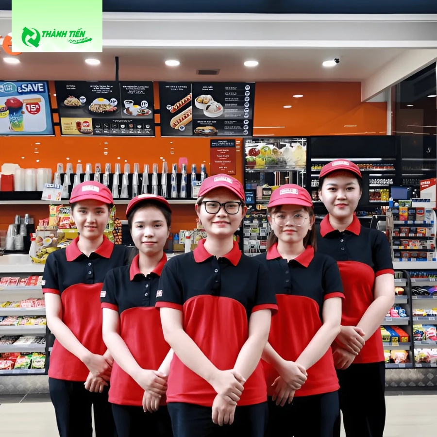 ao dong phuc circle k 1
