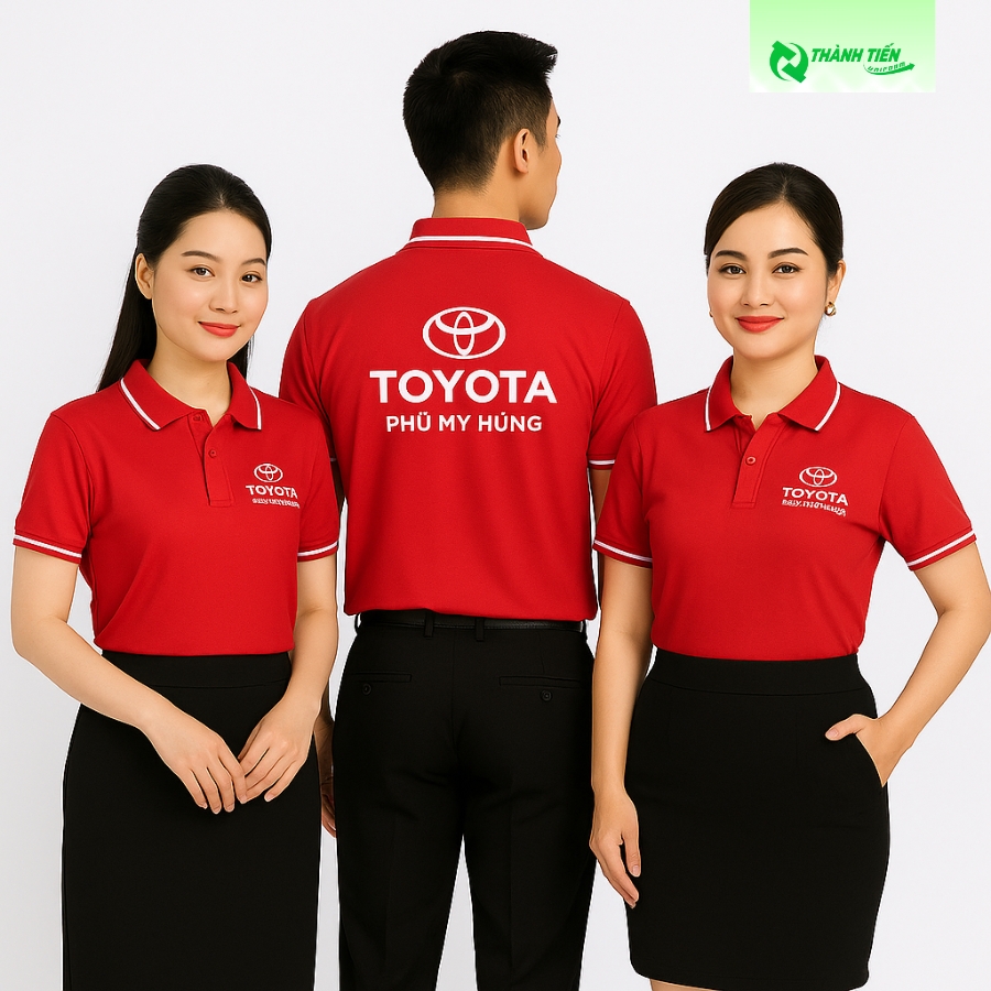 ao dong phuc cong ty Toyota 2