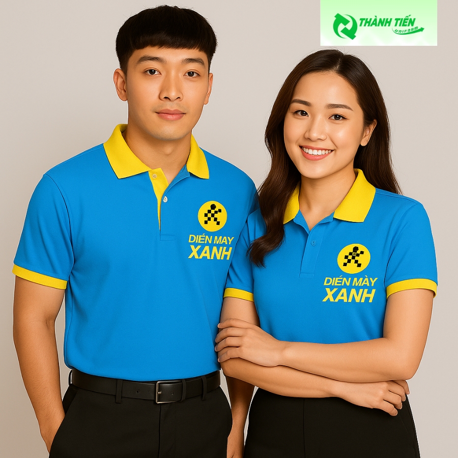 ao dong phuc cong ty dien may xanh 1
