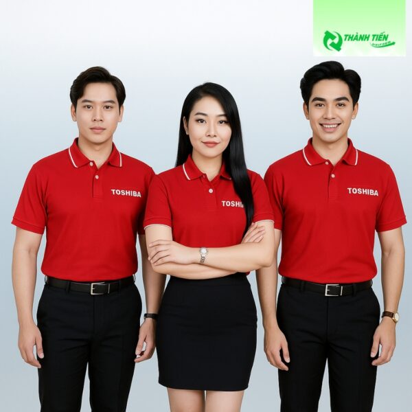ao dong phuc cong ty toshiba 1 2