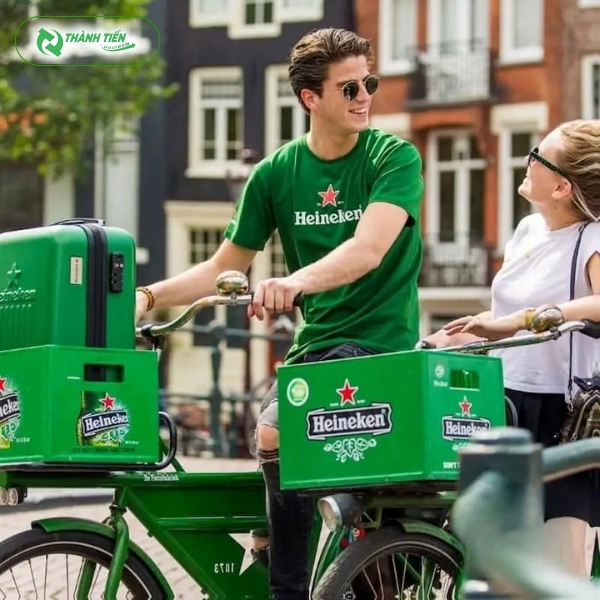áo đồng phục heineken