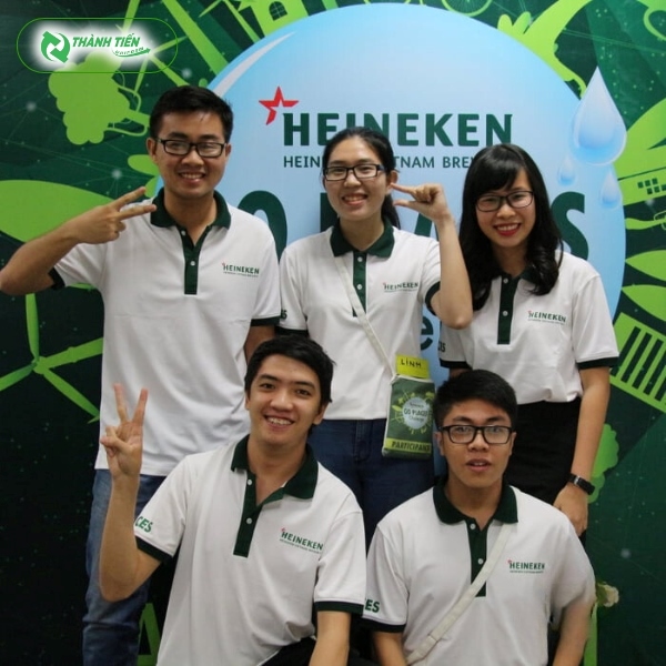 áo đồng phục heineken