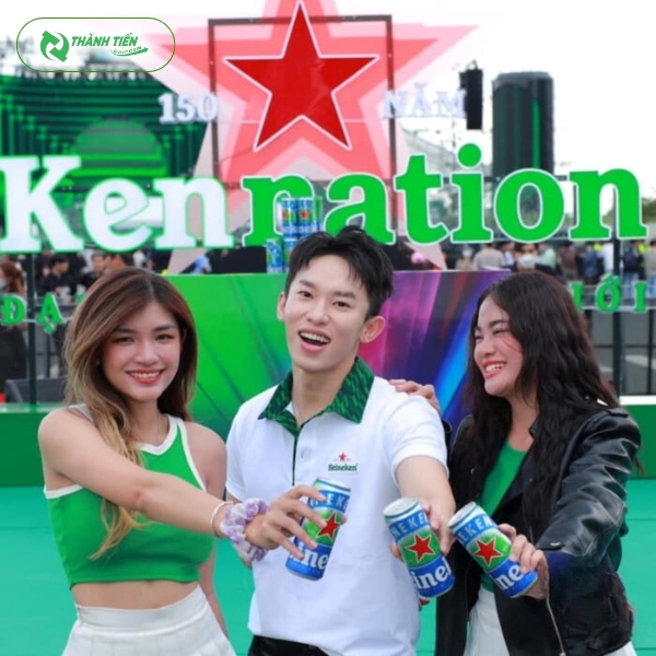 áo đồng phục heineken