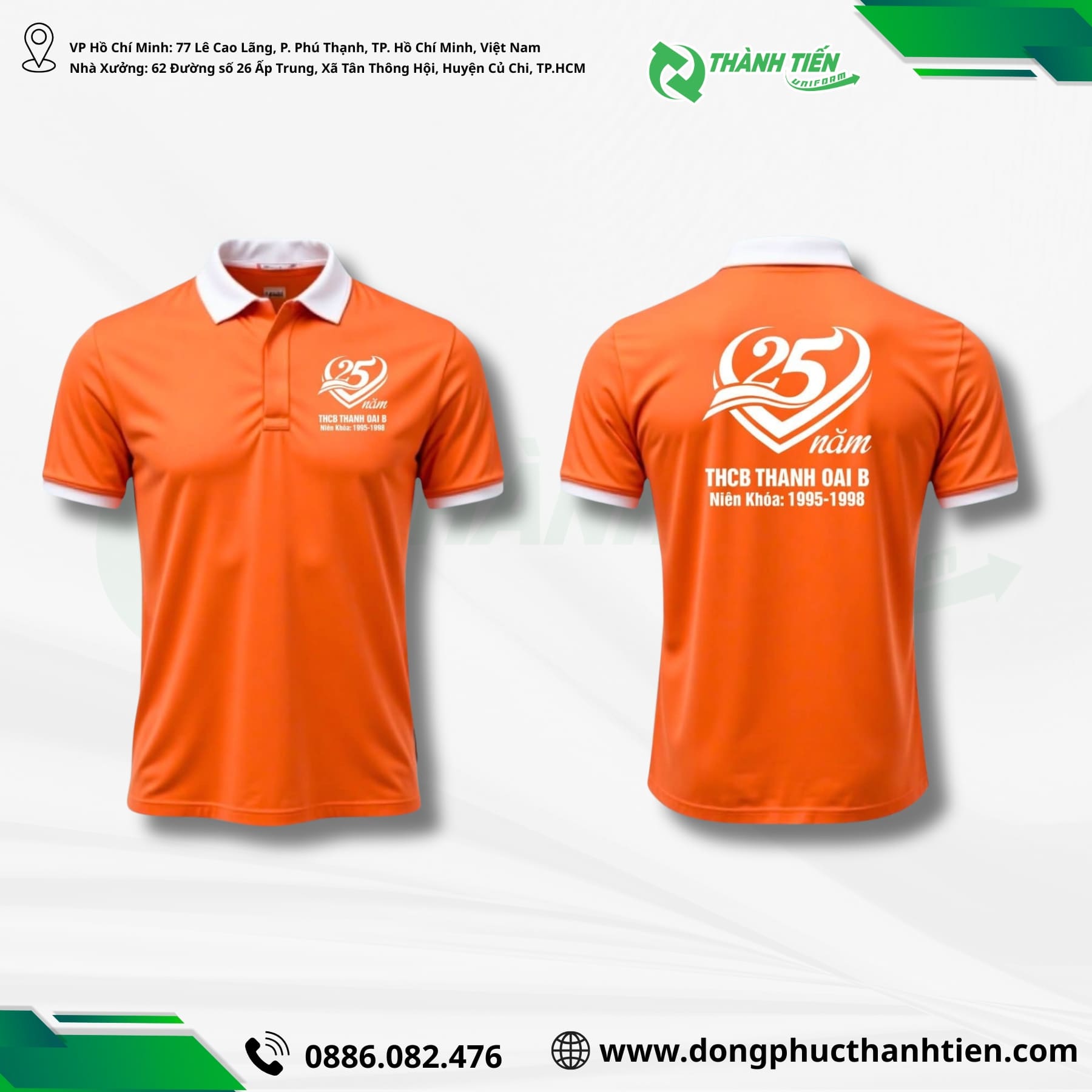 ao dong phuc hop lop 25 nam 1