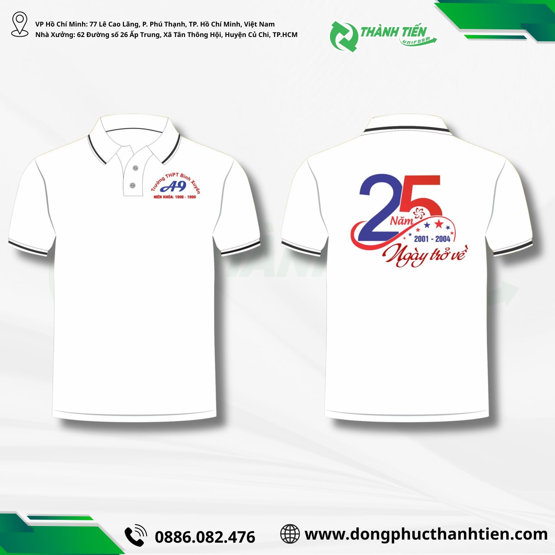 ao dong phuc hop lop 25 nam 3