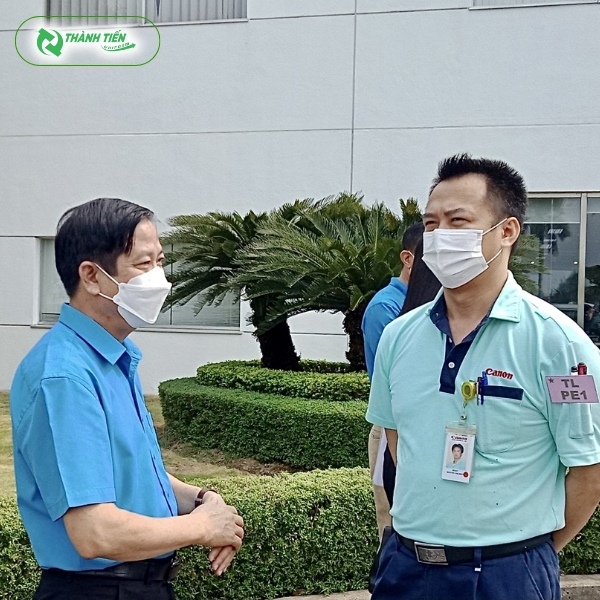 áo đồng phục công ty canon