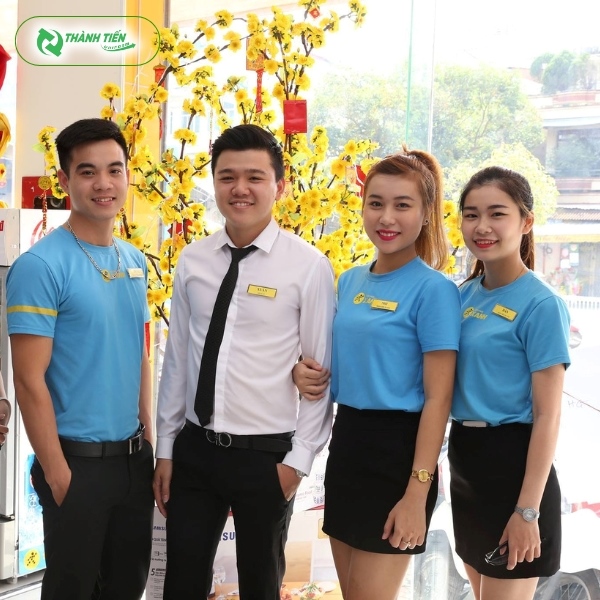 áo đồng phục điện máy xanh