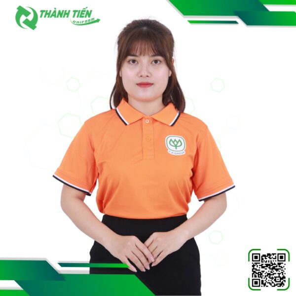 Áo Thun Công Sở Màu Cam