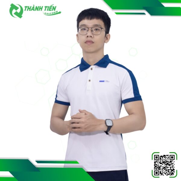 Áo Thun Công Sở Phối Viền Tay Áo Cao Cấp