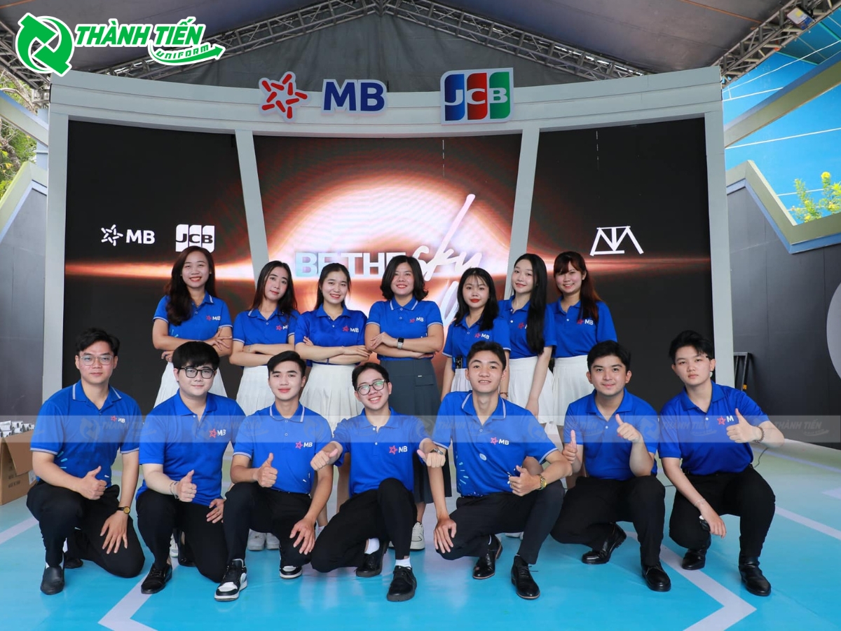 Chất Liệu May Áo Đồng Phục MB Bank