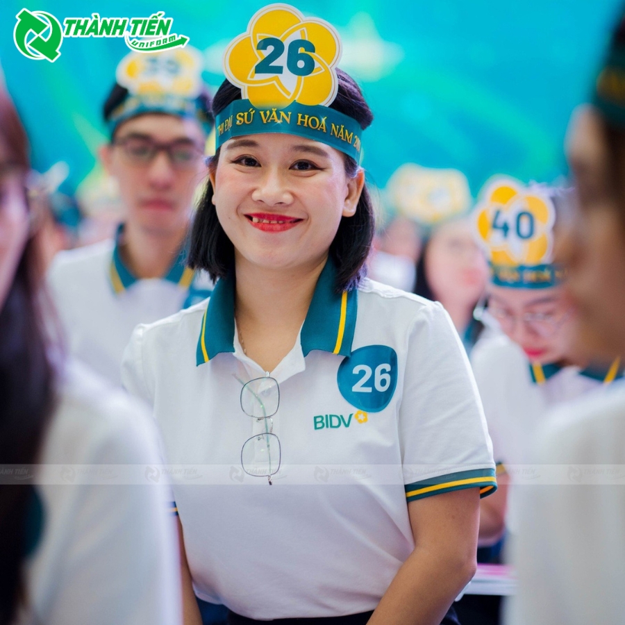 ao polo dong phuc nhan vien bidv