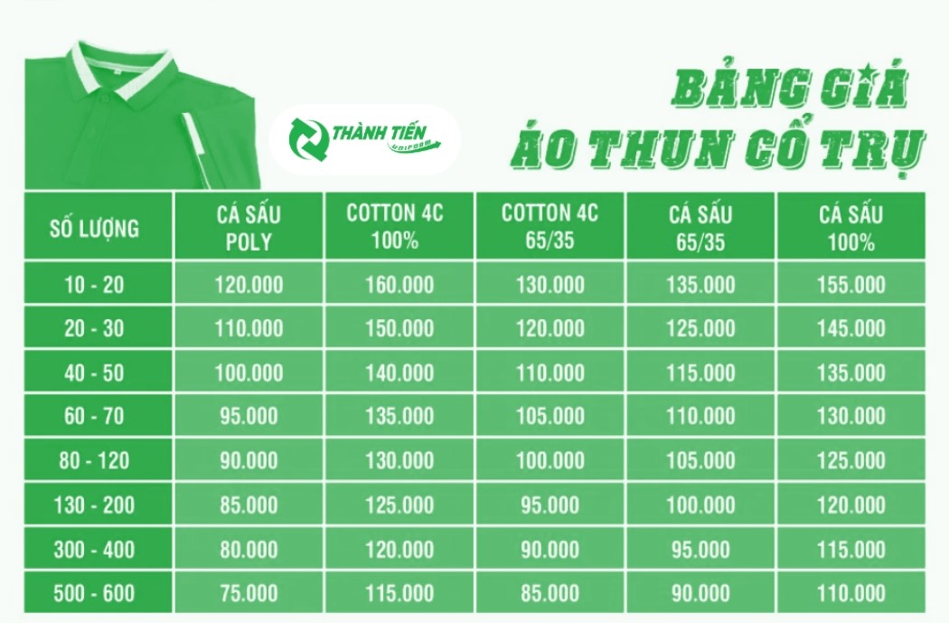 bang gia ao thun co tru 1