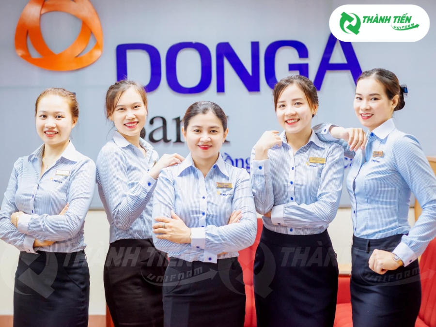 ao so mi dong phuc cong so ngan hang