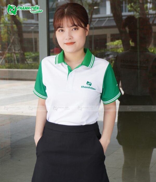 ao thun phoi cung chan vay thanh lich