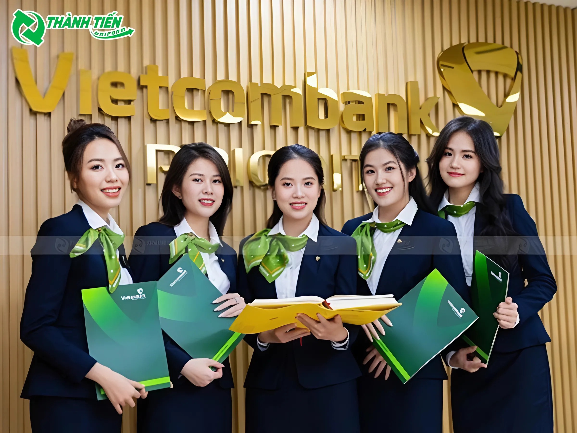 dong phuc ao vest vietcombank