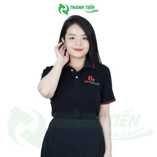 Mẫu Áo Polo Đồng Phục Công Ty HD AGENCY