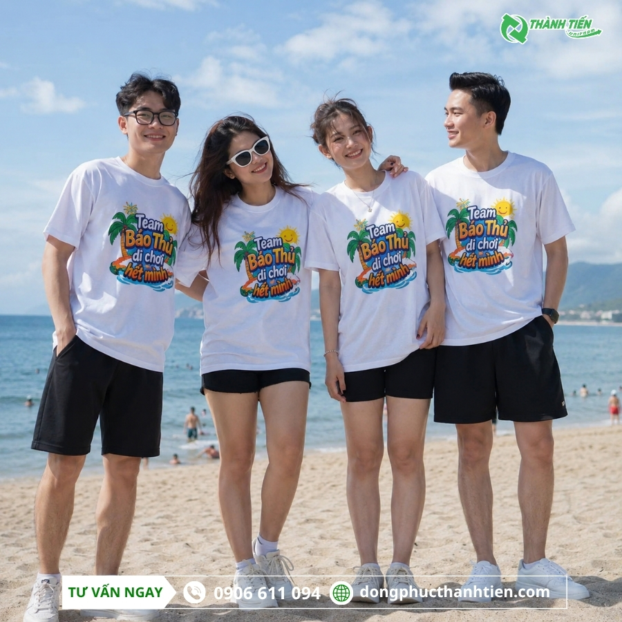Đặt áo nhóm giá rẻ tại quận Tân Phú