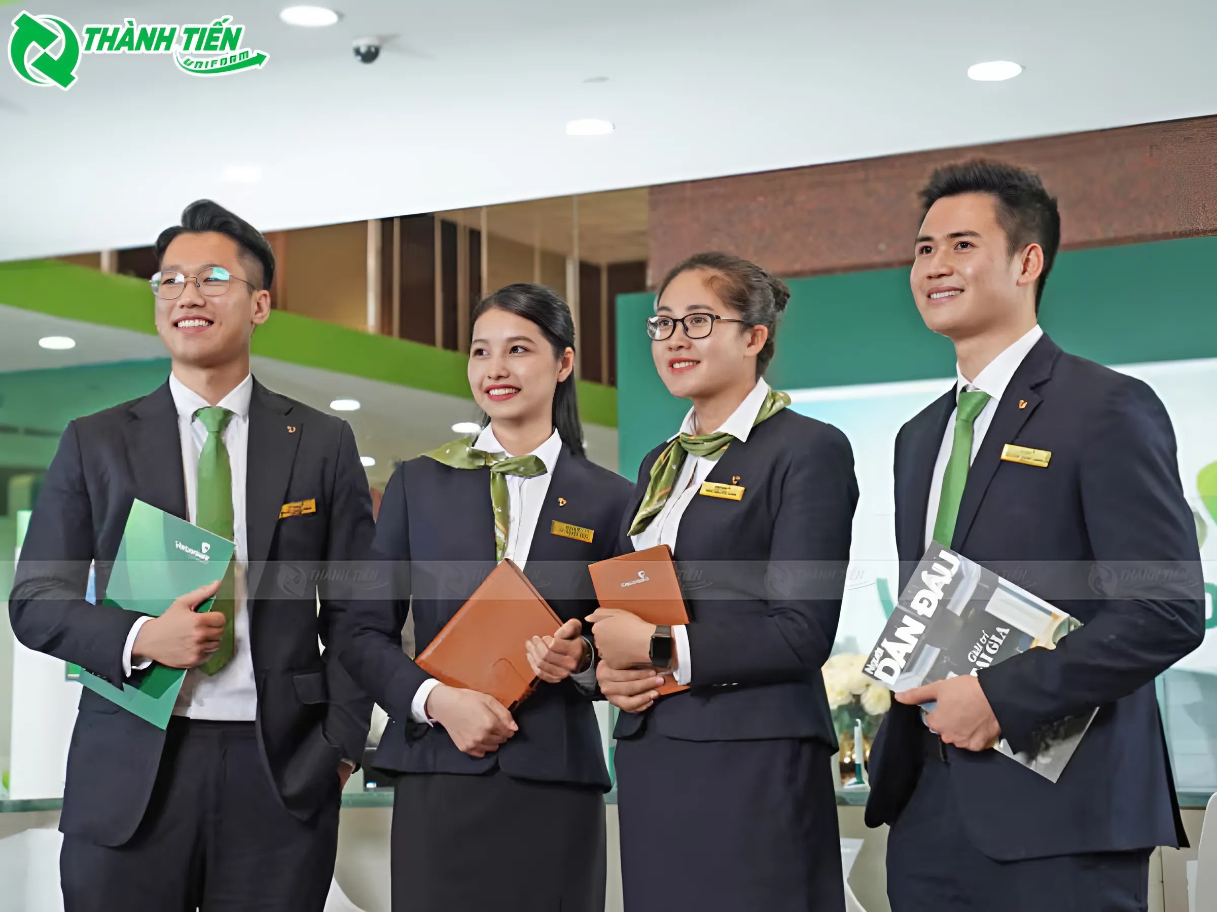 top 20 dong phuc ngan hang dep nhat