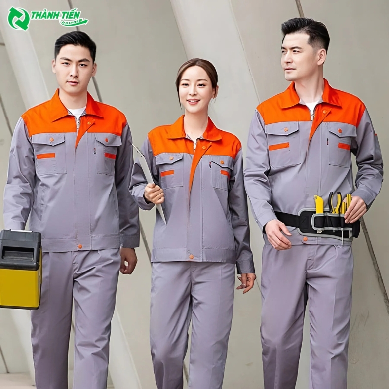 Quần áo bảo hộ lao động giúp bảo bảo vệ công nhân trong lúc làm việc