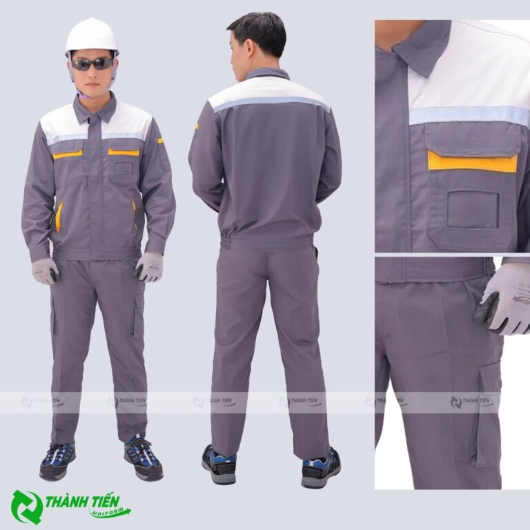 Mẫu quần áo bảo hộ công nhân 