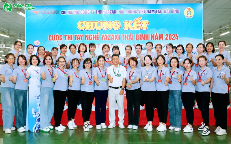 Mẫu áo đồng phục công nhân của công ty Yazaki