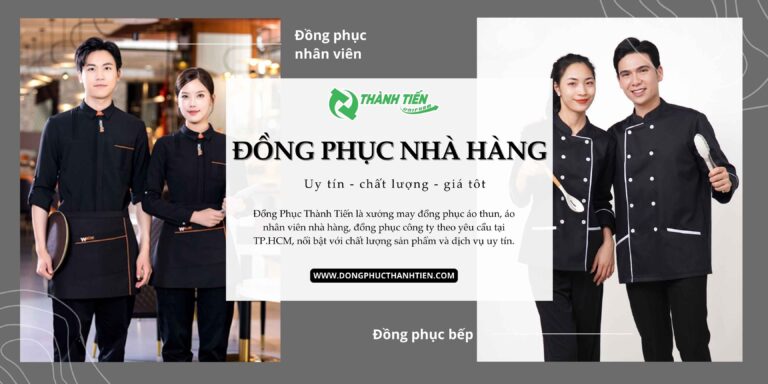 Các mẫu áo đồng phục nhà hàng, khách sạn hiện đại 