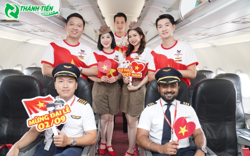 Áo giúp nâng cao hình ảnh thương hiệu cho Vietjet
