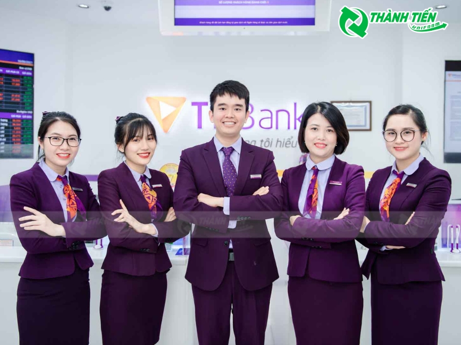 Đồng Phục Ngân Hàng TPBank Với Sắc Tím Nổi Bật, Hiện Đại