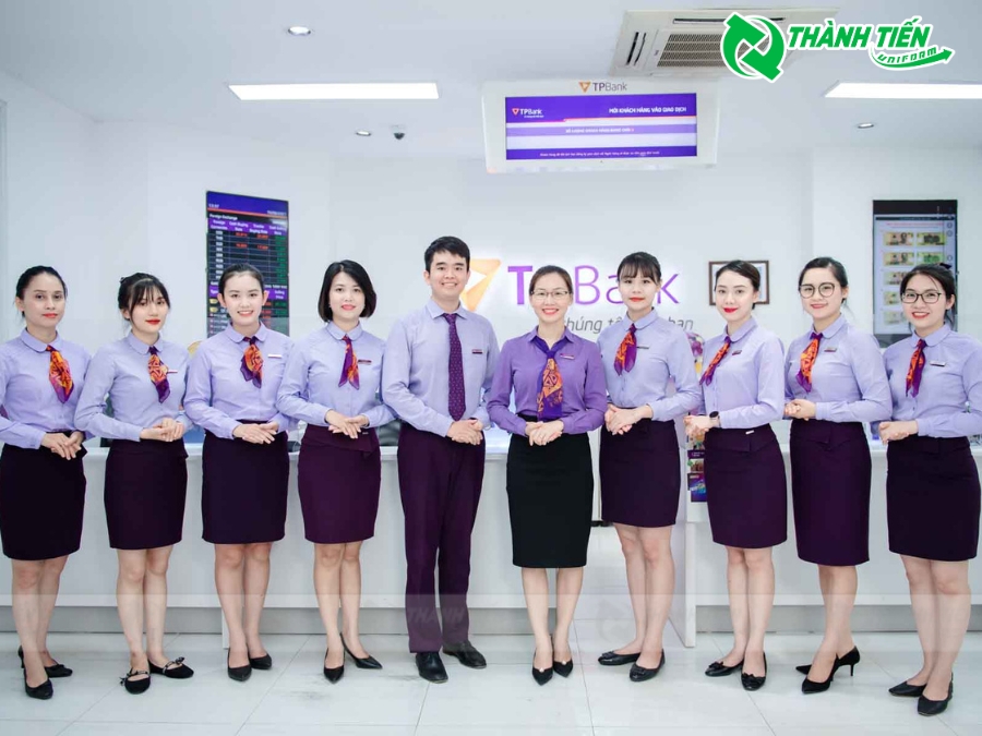 Các kiểu dáng đồng phục TPBank đều tôn lên sự chuyên nghiệp và thời thượng