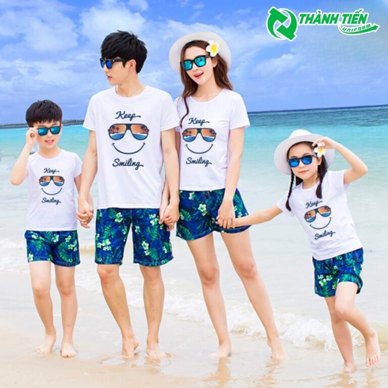 Áo thun đi du lịch cho gia đình