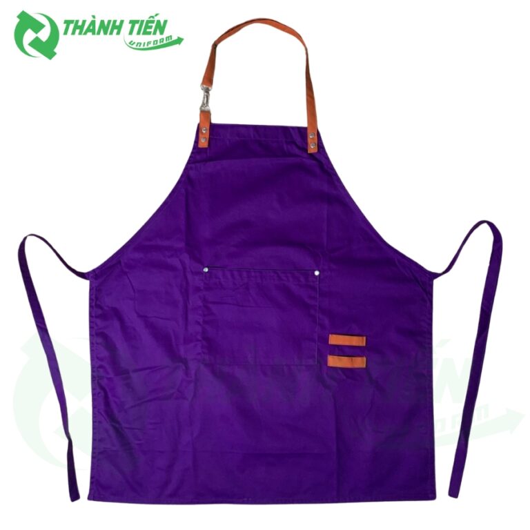 Mẫu tạp dề nhà hàng in logo theo yêu cầu