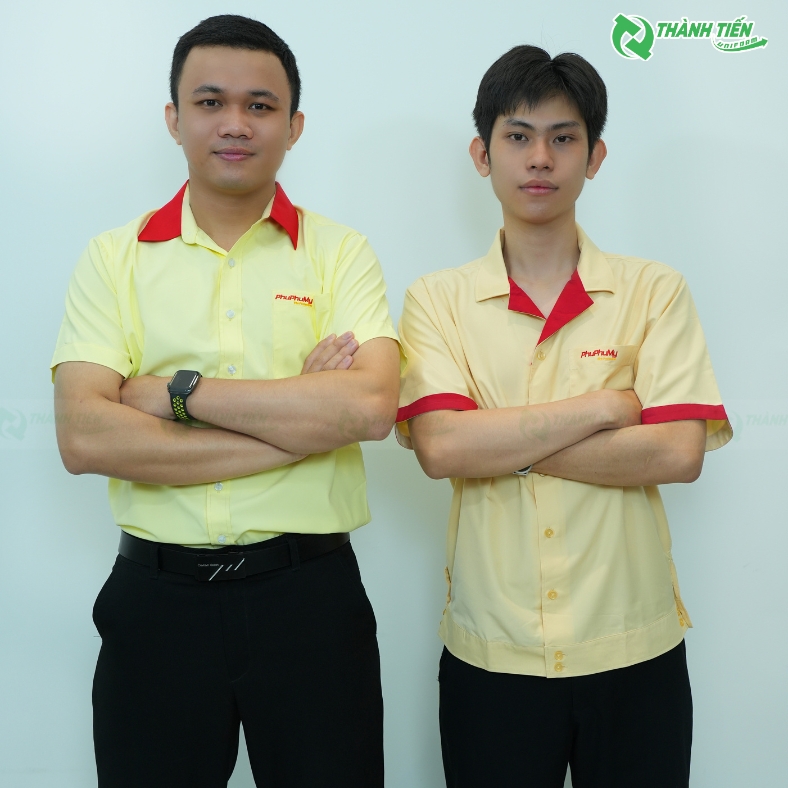 Mẫu áo sơ mi đồng phục