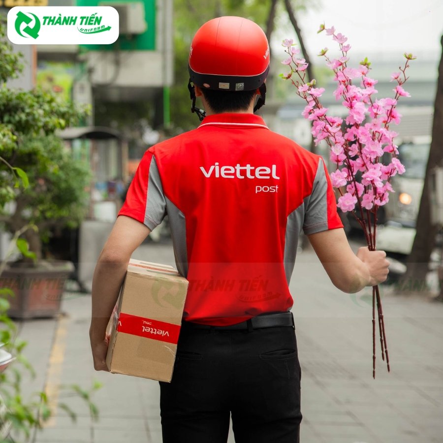 Áo đồng phục Viettel Post với thiết kế mới nhất 