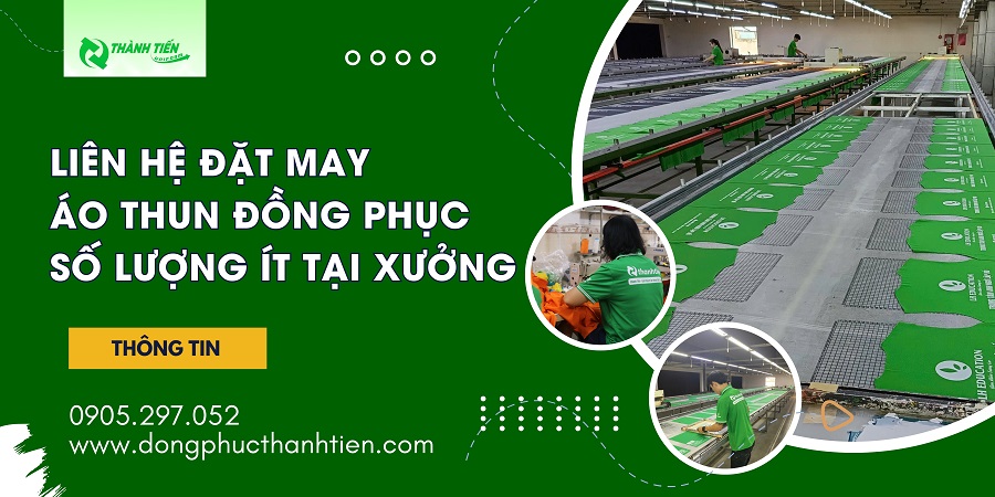 Liên hệ đặt may đặt áo đồng phục số lượng ít giá rẻ