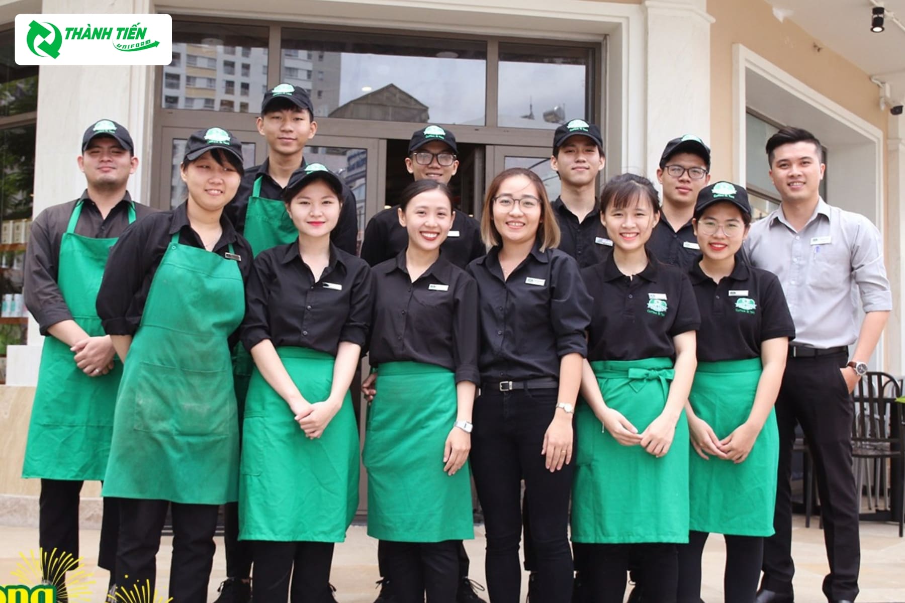 Đồng phục đồng bộ tăng khả năng nhận diện thương hiệu