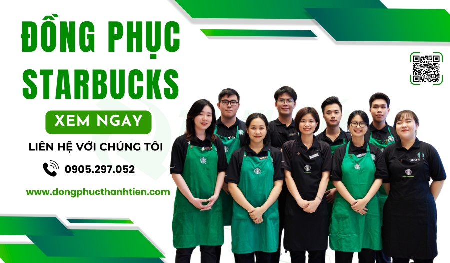 Top 5+ Mẫu Đồng Phục Nhân Viên Starbucks Chuyên Nghiệp
