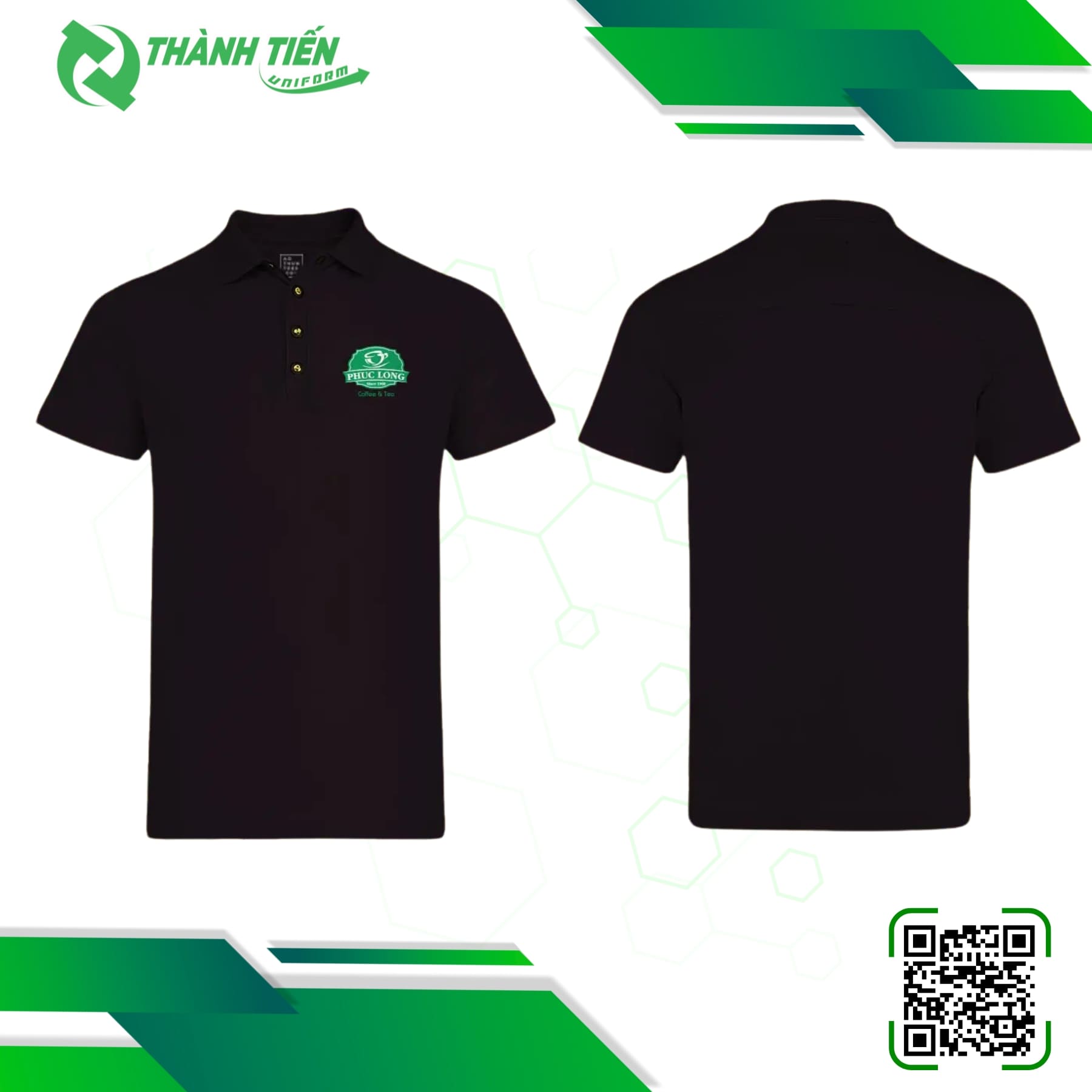 Áo thiết kế cổ polo năng động