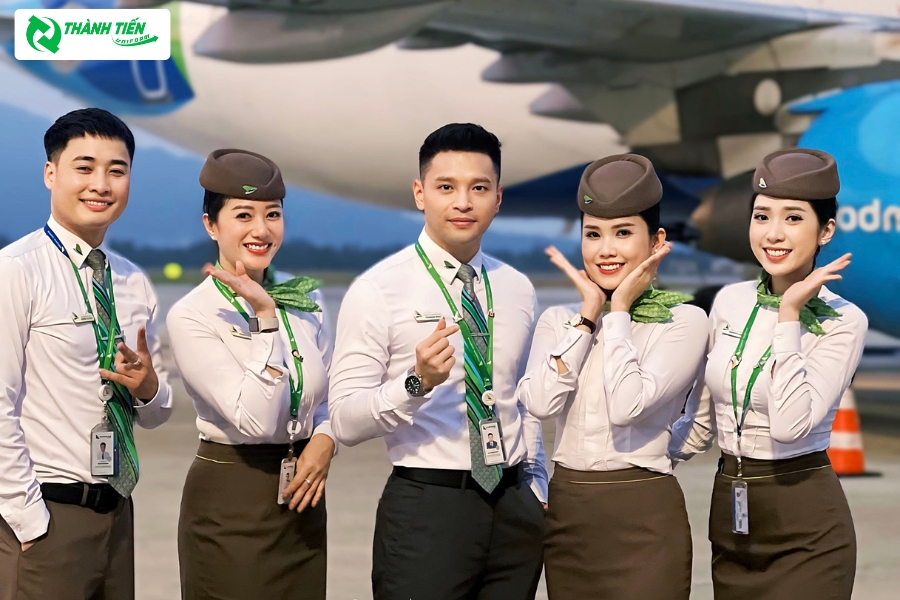 Mẫu Đồng Phục Bamboo Airways Chuyên Nghiệp