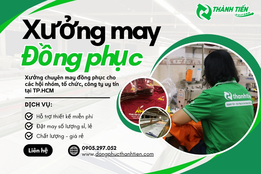 Xưởng may đồng phục đại học Nguyễn Tất Thành uy tín