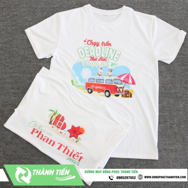 Mẫu Áo Thun Team Building Công Ty HD Agency