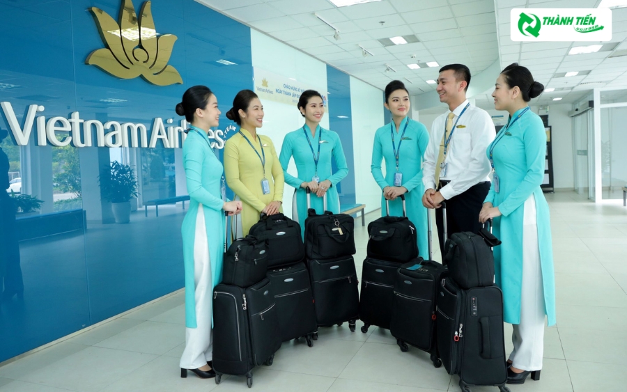 Mẫu áo dài mới nhất của hãng Vietnam Airlines.