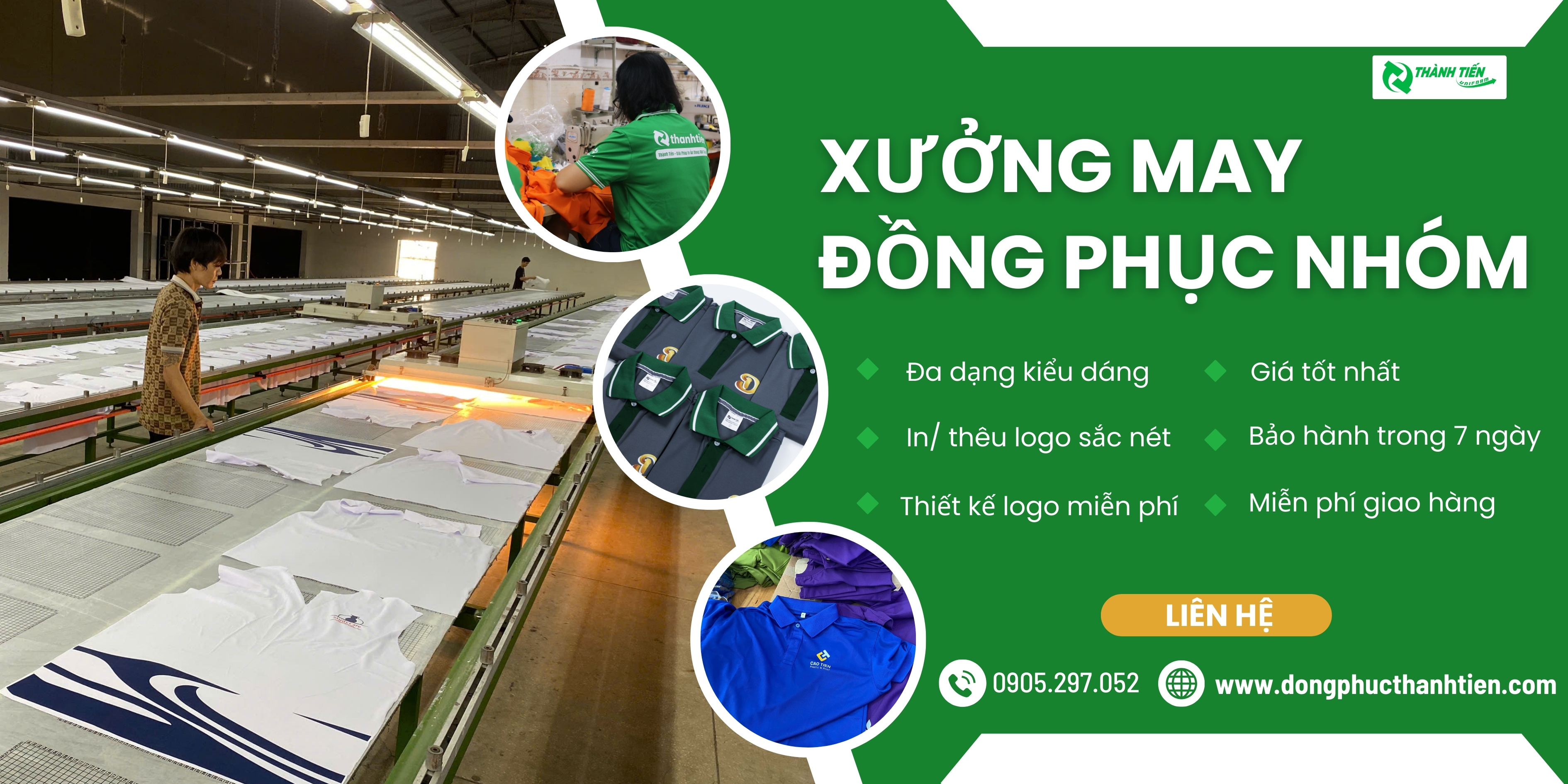 Xưởng may áo thun đồng phục nhóm​ giá rẻ, chất lượng tại Tp.HCM