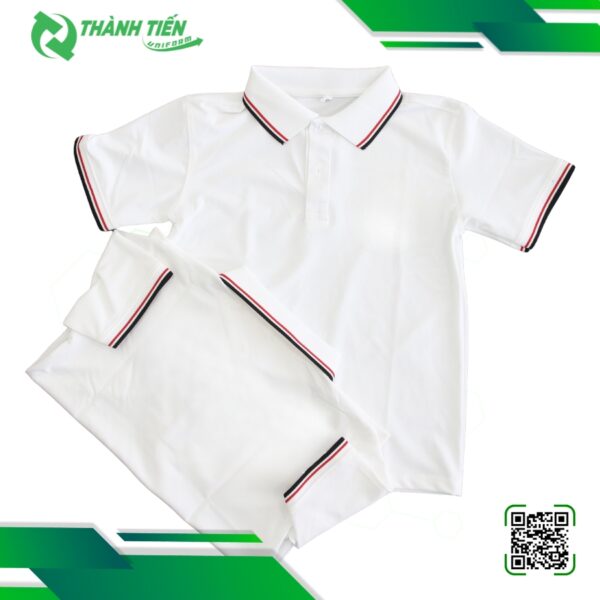 Áo Thun Cá Sấu Màu Trắng