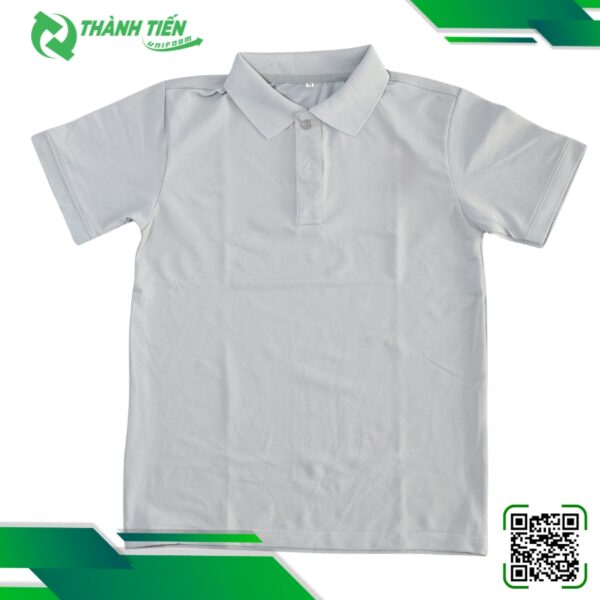 áo thun cá sấu màu xám​