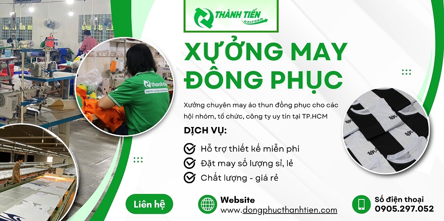 Địa Chỉ May Áo Thun Cổ Tim Đồng Phục Uy Tín