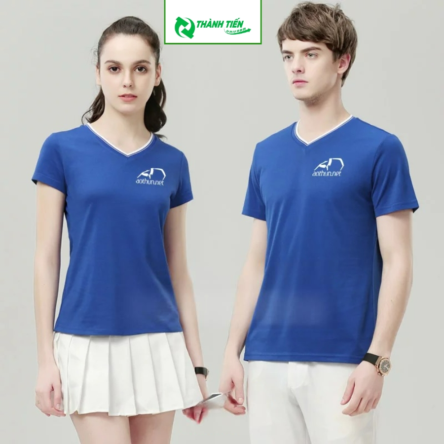 Áo thun cổ tim đồng phục cho sự kiện 