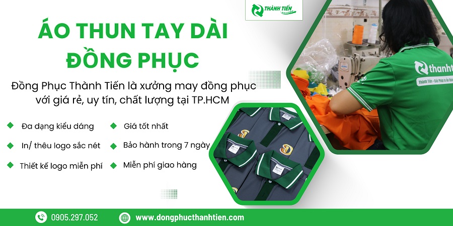 Địa Chỉ May Áo Thun Đồng Phục Tay Dài Uy Tín tại TP.HCM