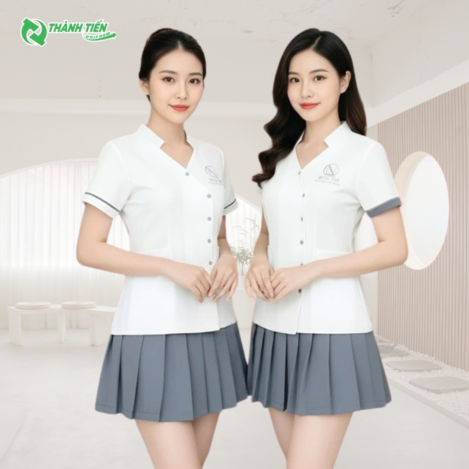 mẫu đồng phục spa đẹp