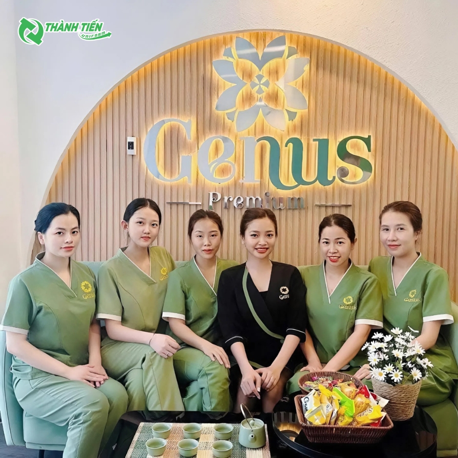 thiết kế đồng phục spa đẹp 