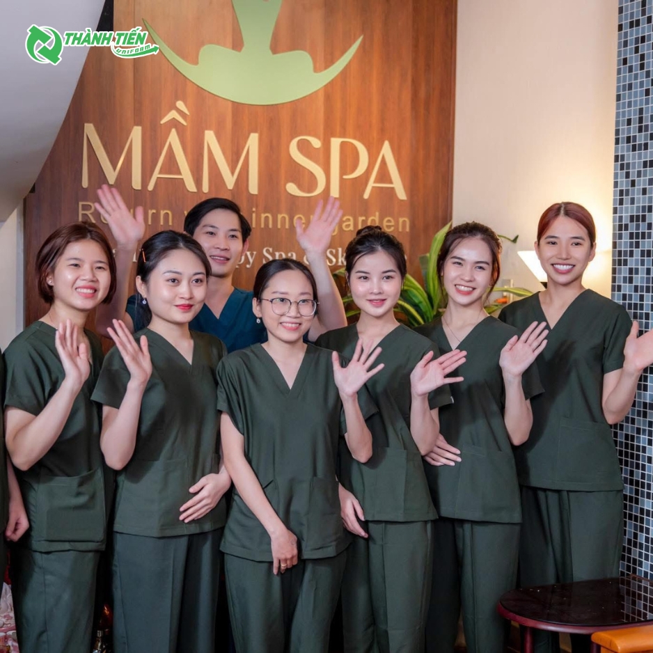 may đồng phục spa giá rẻ 